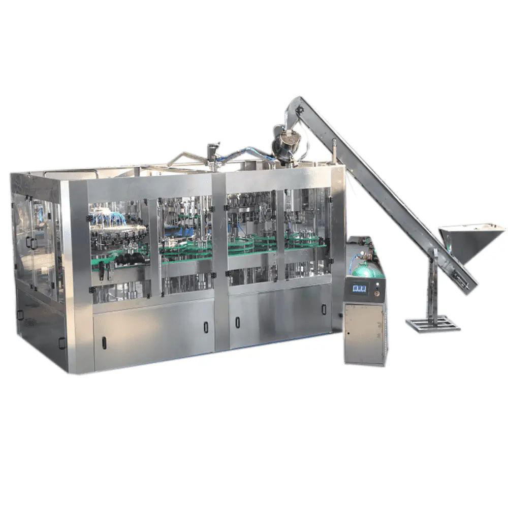 China Shopping Site Automatic Soda Filling Machine / Making Machine
