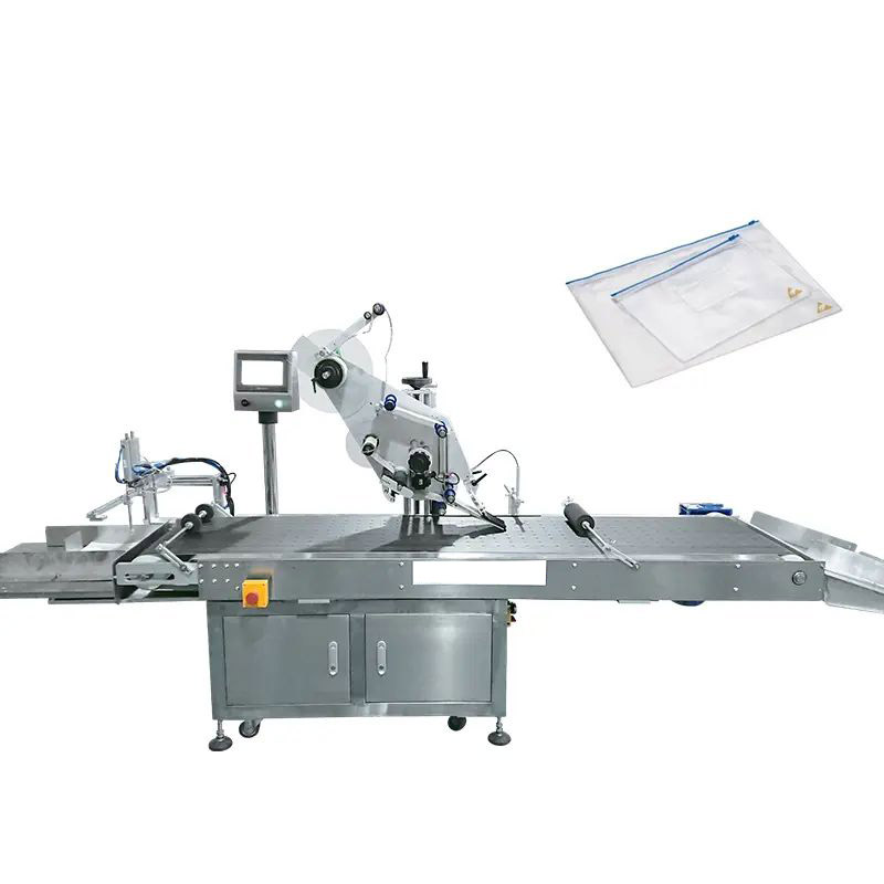 Automatic BagPouch Labeling Machine