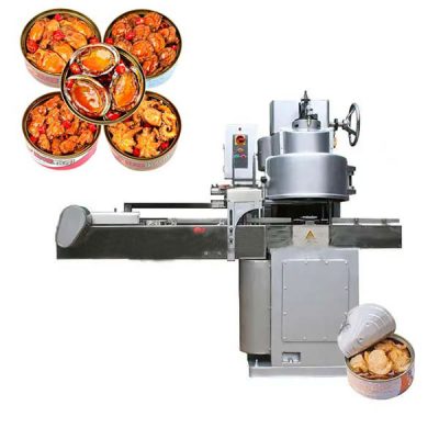 Automatic Canned Seafood Vacuum Seaming Machine