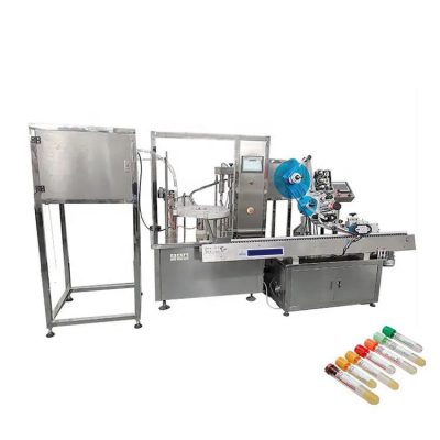 Automatic Test Tube Filling Capping Labeling Machine